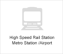 High Speed Rail Station /Metro Station /Airport